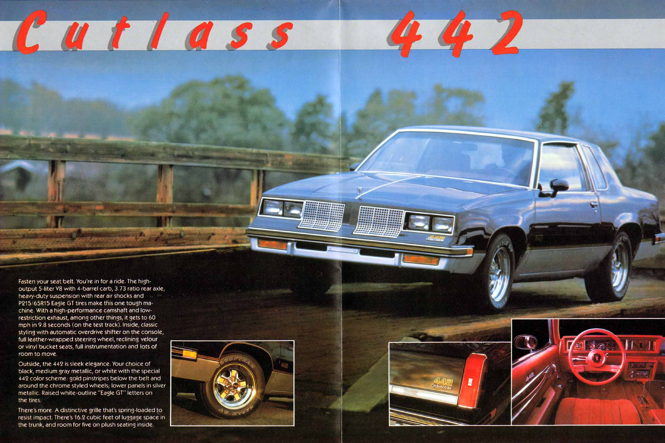 1985 Oldsmobile Three For The Road Foldout Page 3